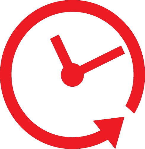 Time Clock icon sign design