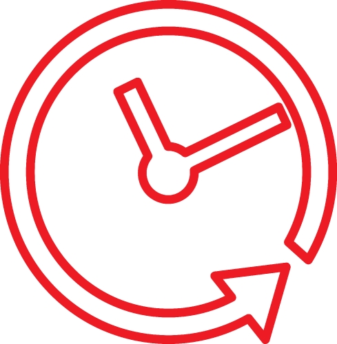 Time Clock icon sign design