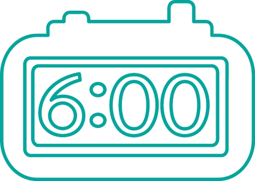 Time Clock icon sign design