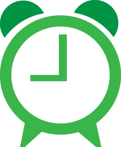 Time Clock icon sign design