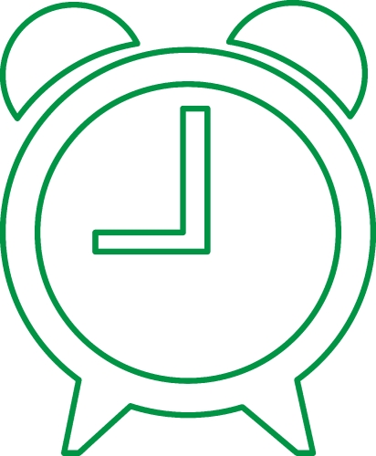 Time Clock icon sign design