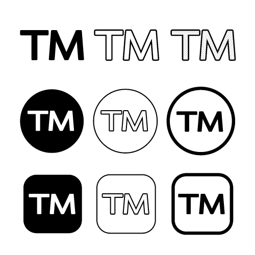 Trade Mark icon symbol sign