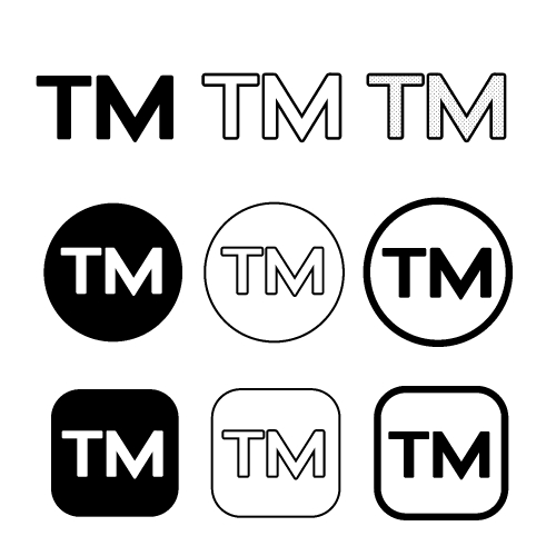 Trade Mark icon symbol sign