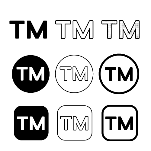 Trade Mark icon symbol sign