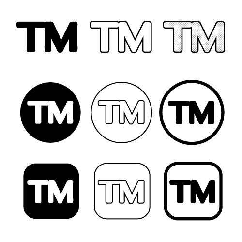 Trade Mark icon symbol sign