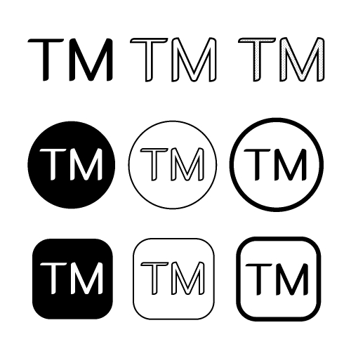 Trade Mark icon symbol sign