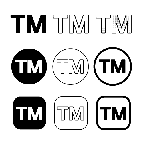 Trade Mark icon symbol sign