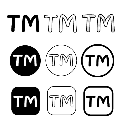 Trade Mark icon symbol sign