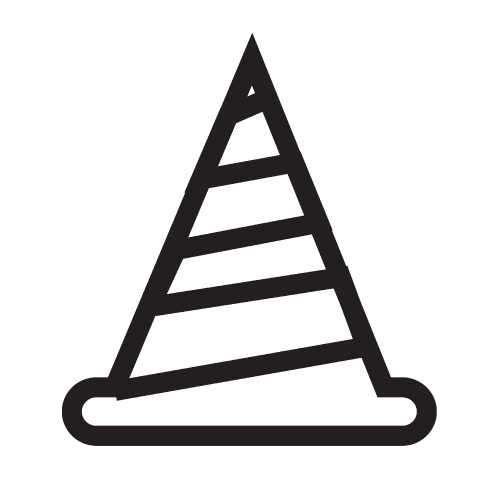 traffic cone icon