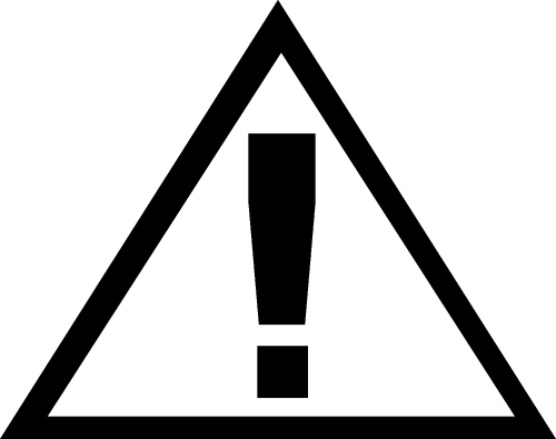 traffic sign / exclamation sign