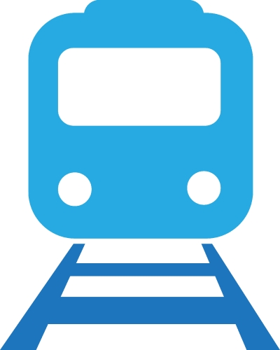 Transport Train icon sign design