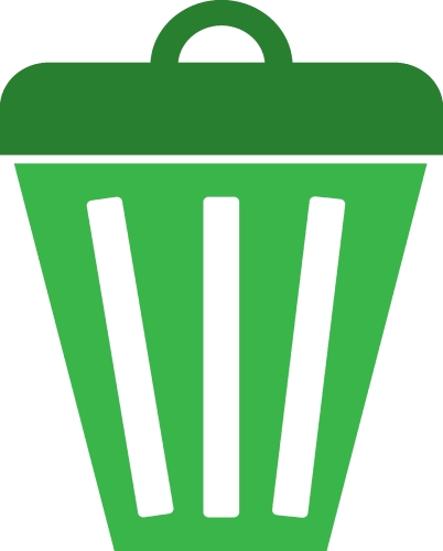 Trash can icon sign symbol design