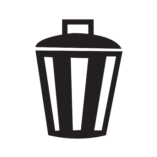 Trash can icon ,Trash bin icon