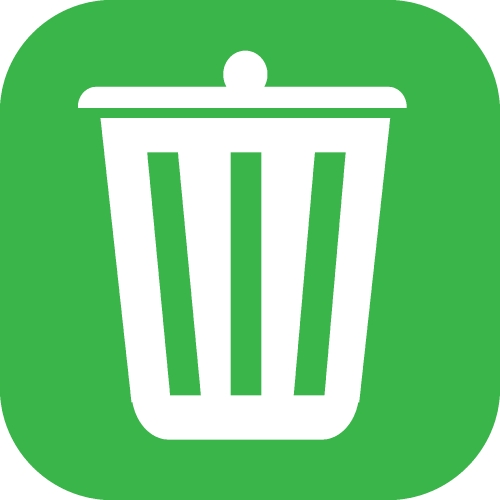 Trash can recycle bin icon