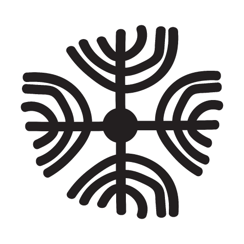 tree top symbol for architectural or landscape design