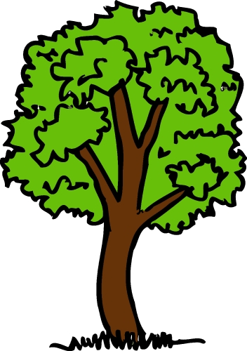 trees with leaves icon sign design