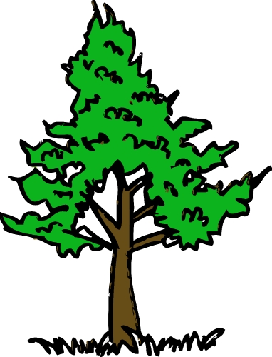 trees with leaves icon sign design