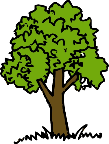 trees with leaves icon sign design