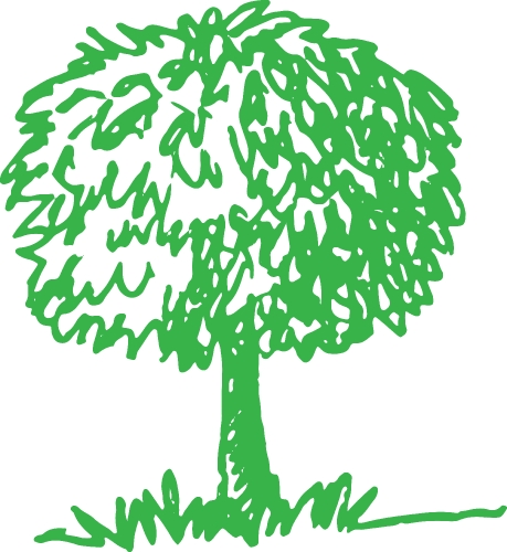 trees with leaves icon sign design