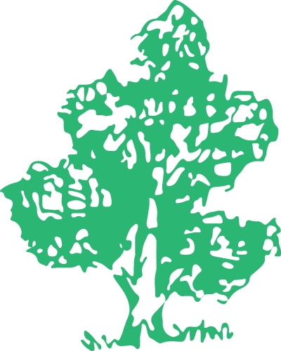 trees with leaves icon sign design