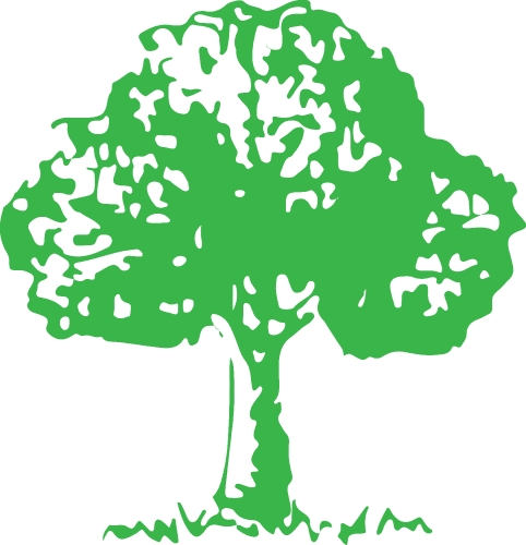 trees with leaves icon sign design