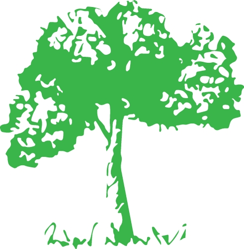 trees with leaves icon sign design