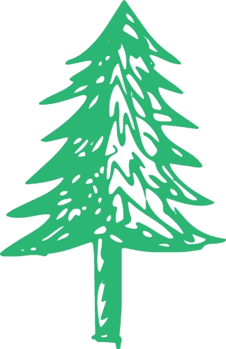 trees with leaves icon sign design