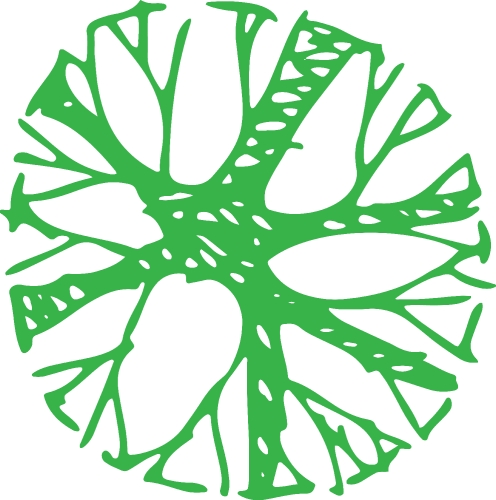 Trees with leaves icon sign design