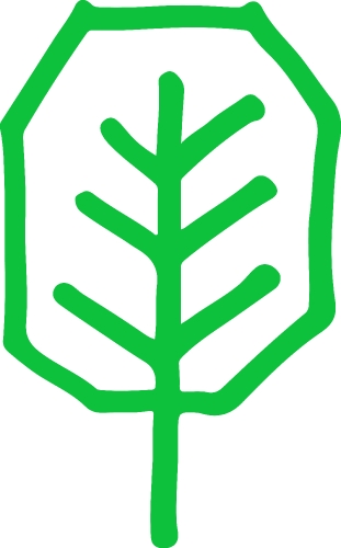 Trees with leaves icon sign design