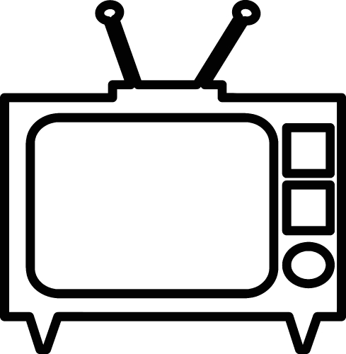 TV icon illustration