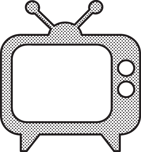 TV icon sign symbol design