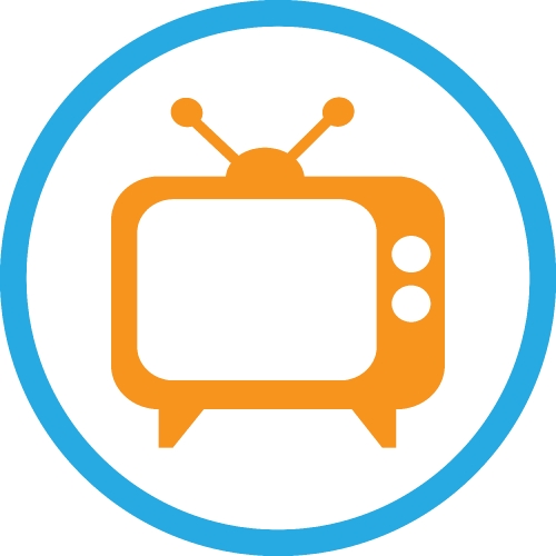 TV icon sign symbol design