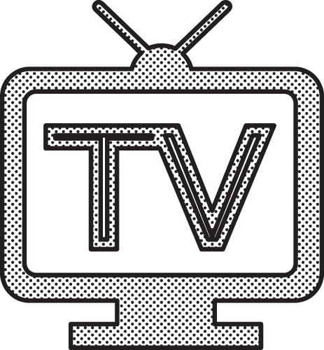 TV icon sign symbol design
