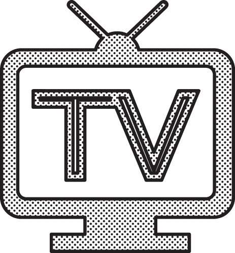 TV icon sign symbol design