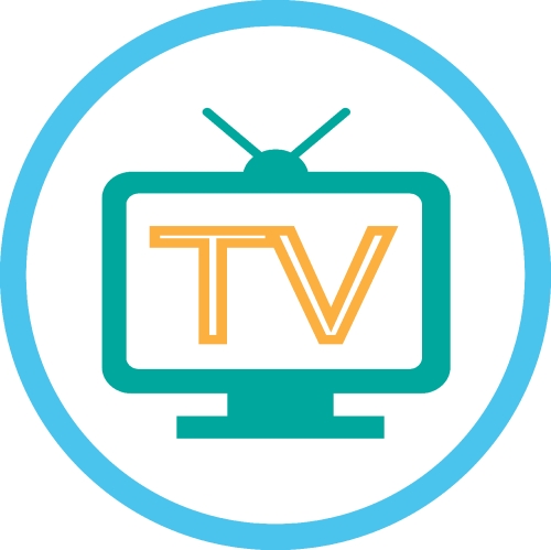 TV icon sign symbol design