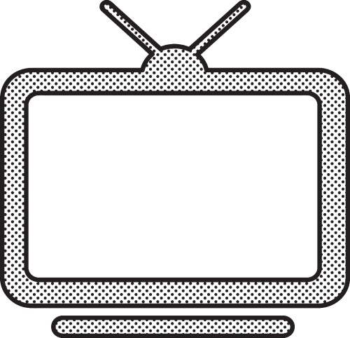 TV icon sign symbol design