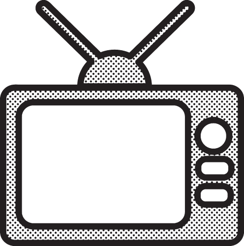 TV icon sign symbol design