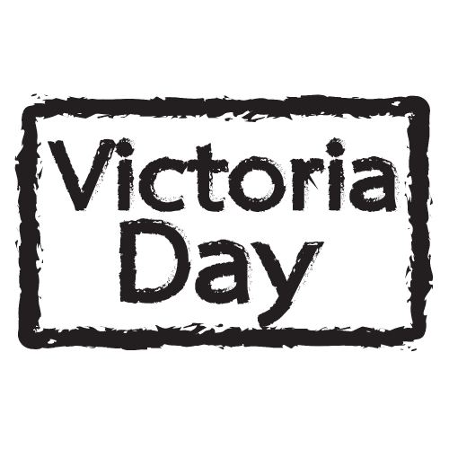 Victoria Day text background