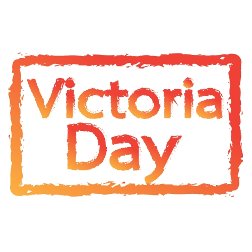 Victoria Day text background