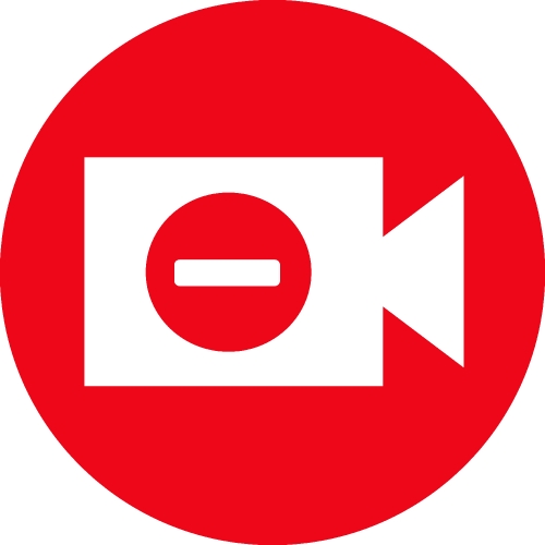 video camera icon sign design