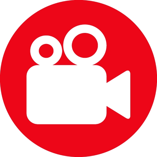 video camera icon sign design