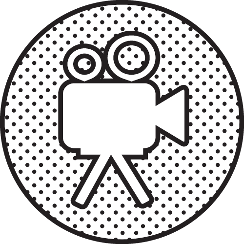 video camera icon sign design