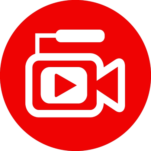 video camera icon sign design