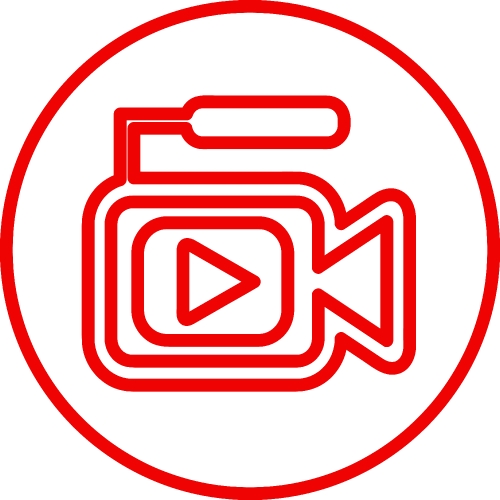 video camera icon sign design