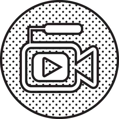 video camera icon sign design