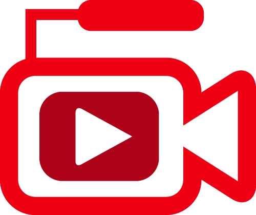 Video camera icon sign symbol design