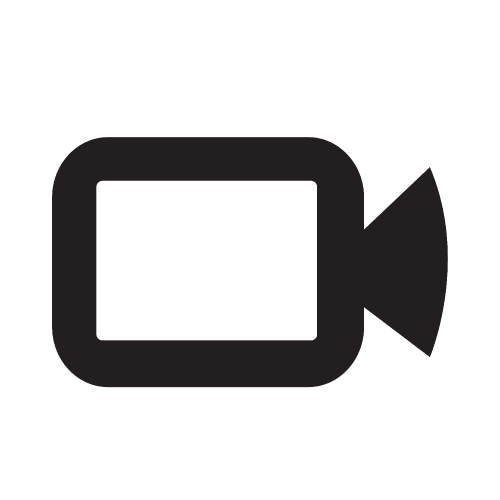 Video camera sign icon