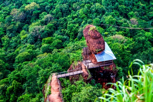 Wat Phu Tok in Bungkan Province , Thailand