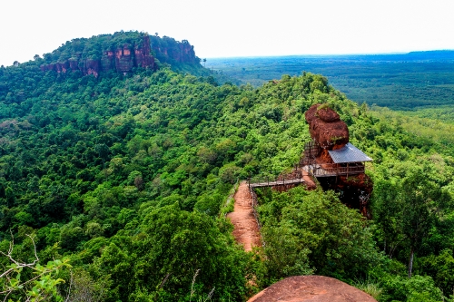 Wat Phu Tok in Bungkan Province , Thailand