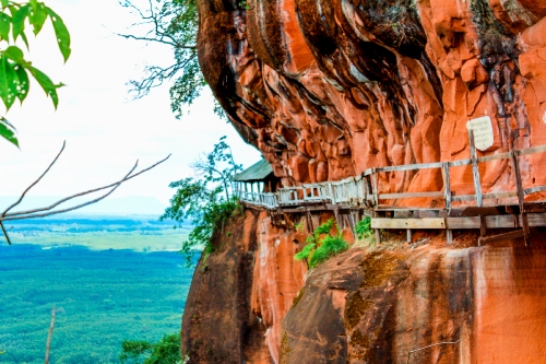 Wat Phu Tok in Bungkan Province , Thailand